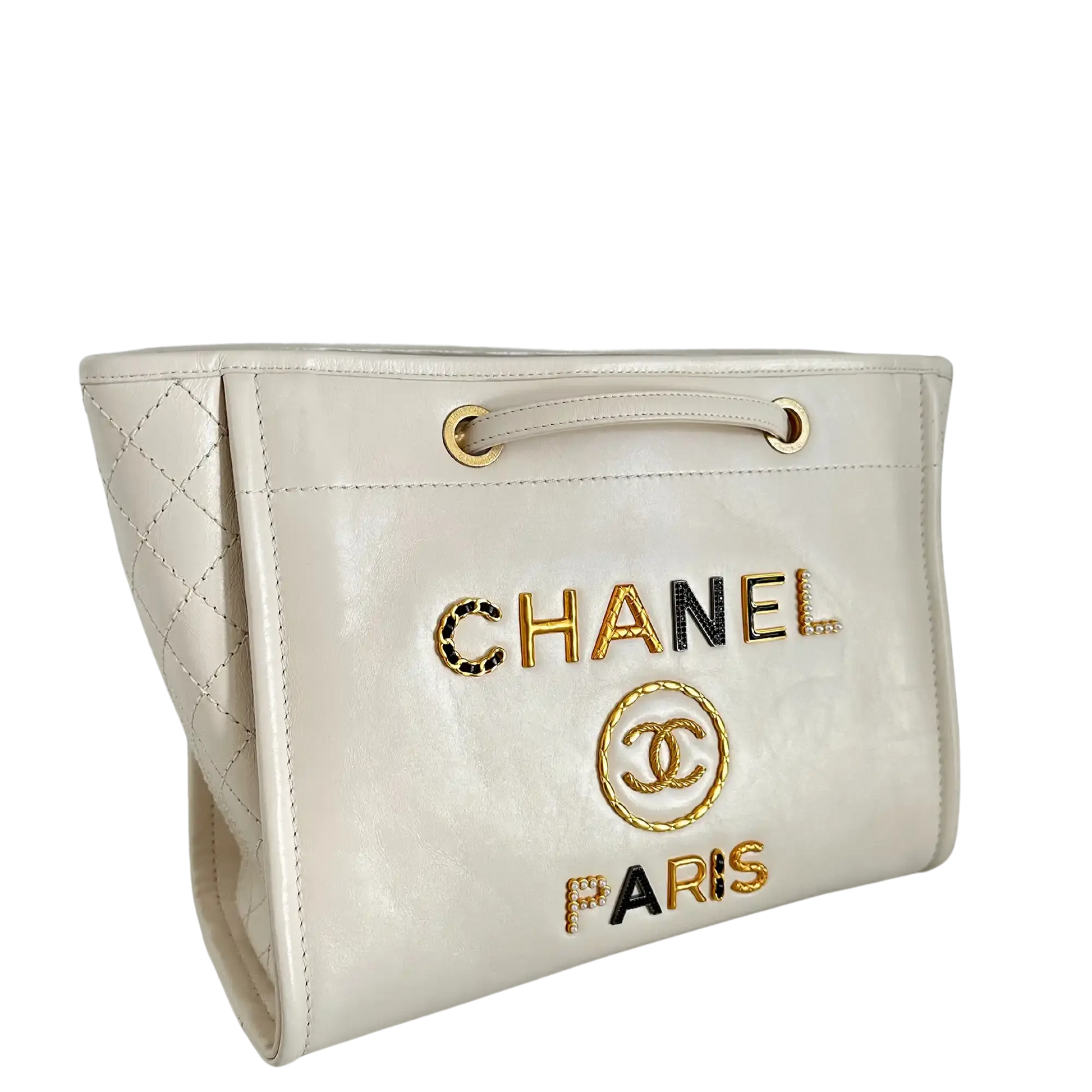 Chanel Deauville Charms Small aged Calfskin 2021 / sehr gut Chanel
