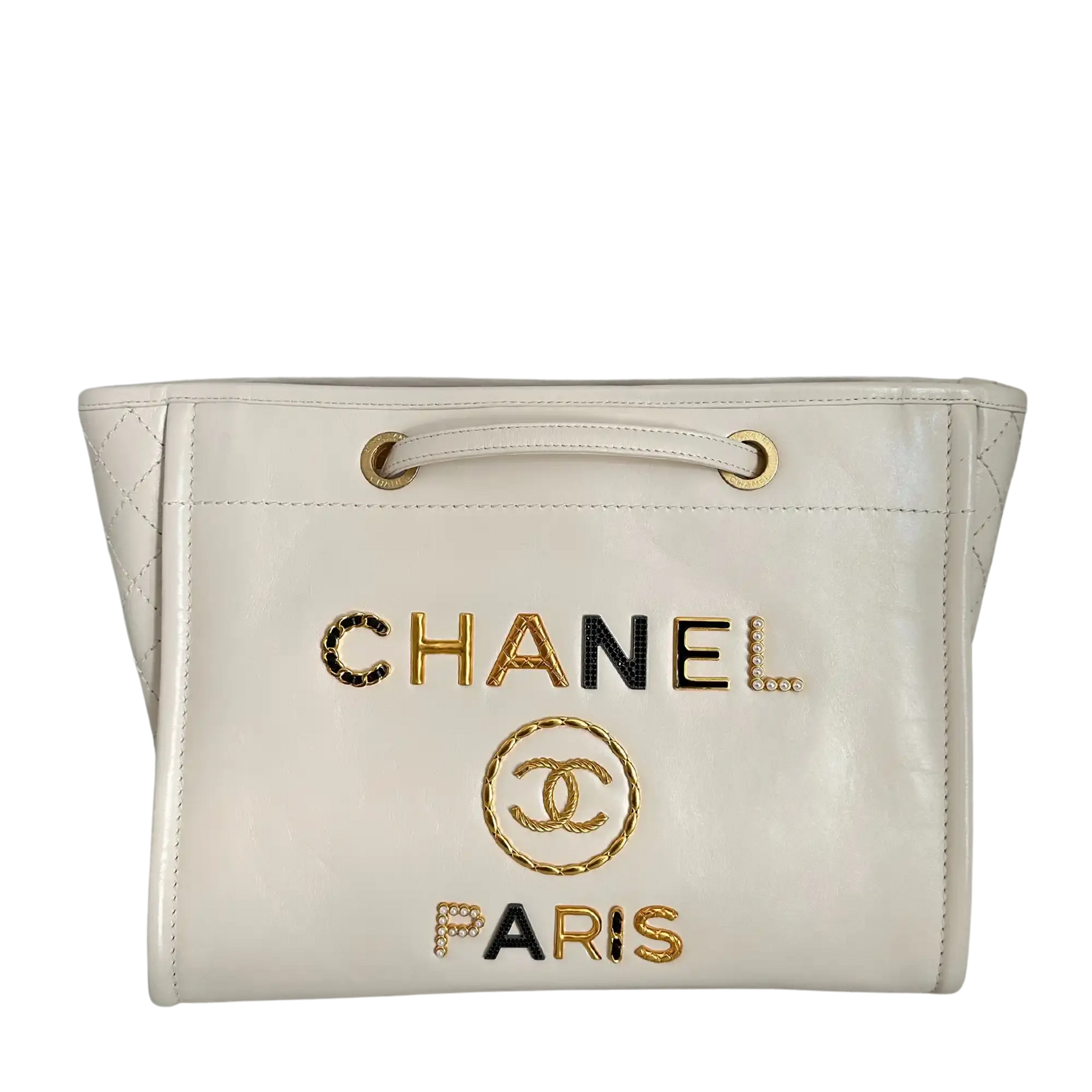 Chanel Deauville Charms Small aged Calfskin 2021 / sehr gut Chanel