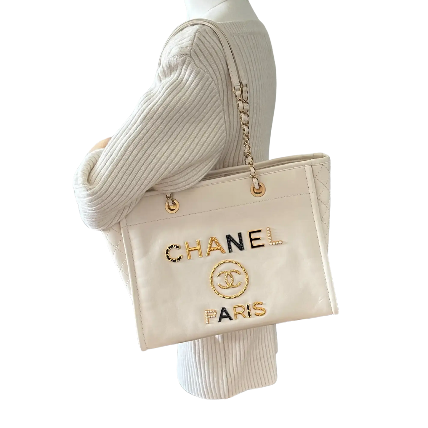 Chanel Deauville Charms Small aged Calfskin 2021 / sehr gut Chanel