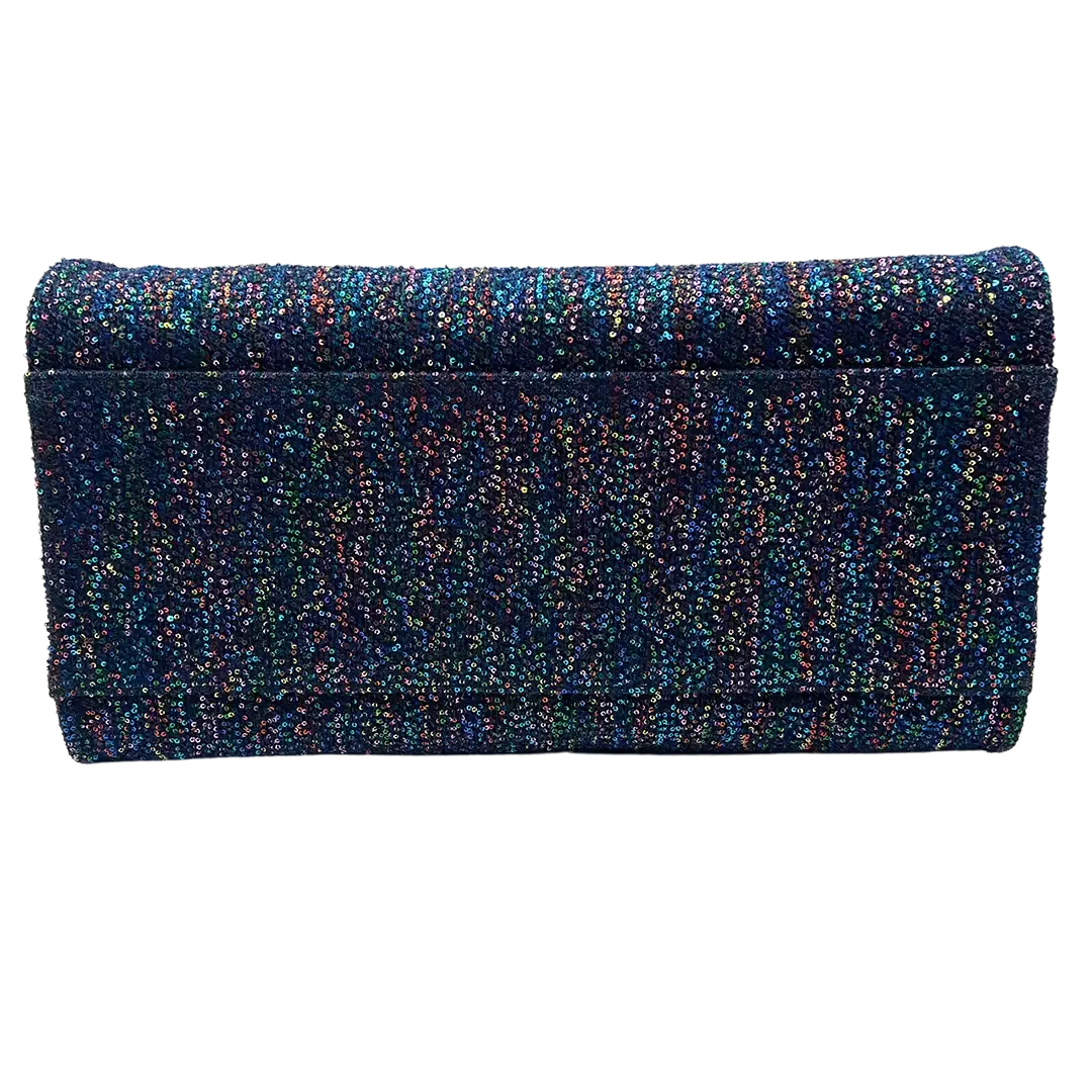 Chanel Deauville Pailetten blau  boden