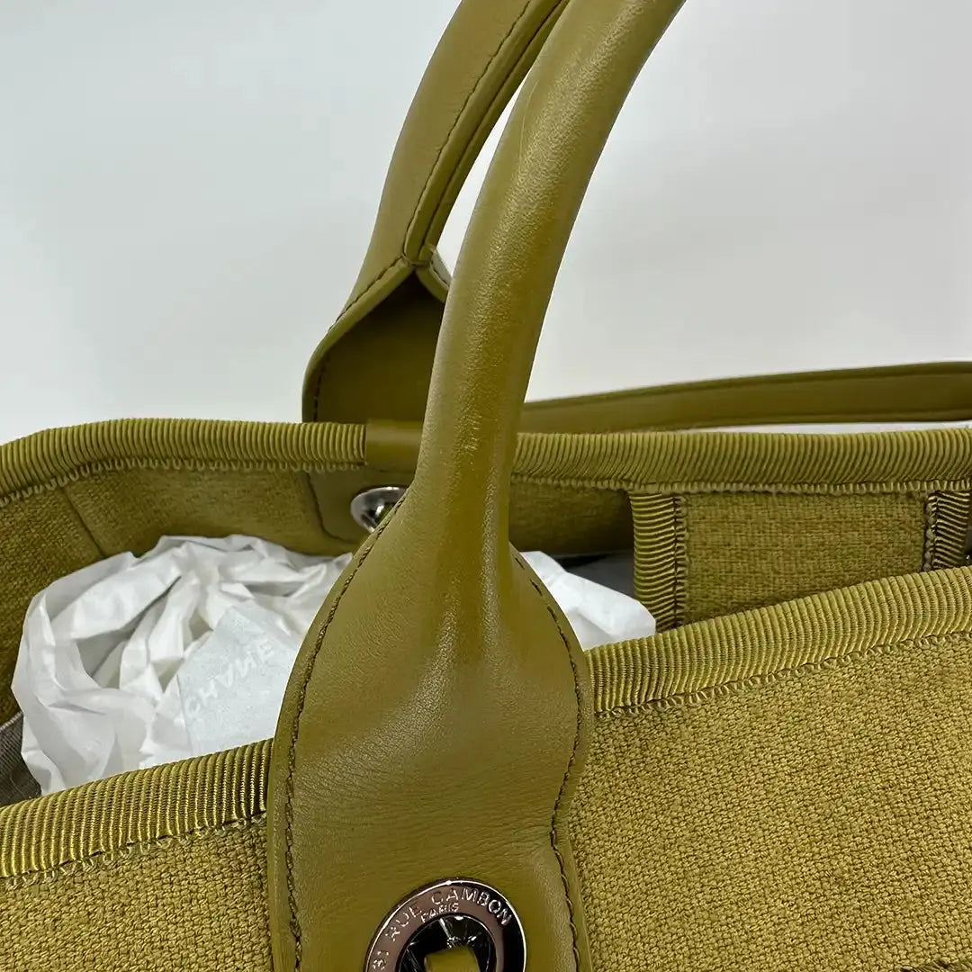 Chanel Deauville Small mit Pochette 2023 khaki Fullset / sehr gut Chanel