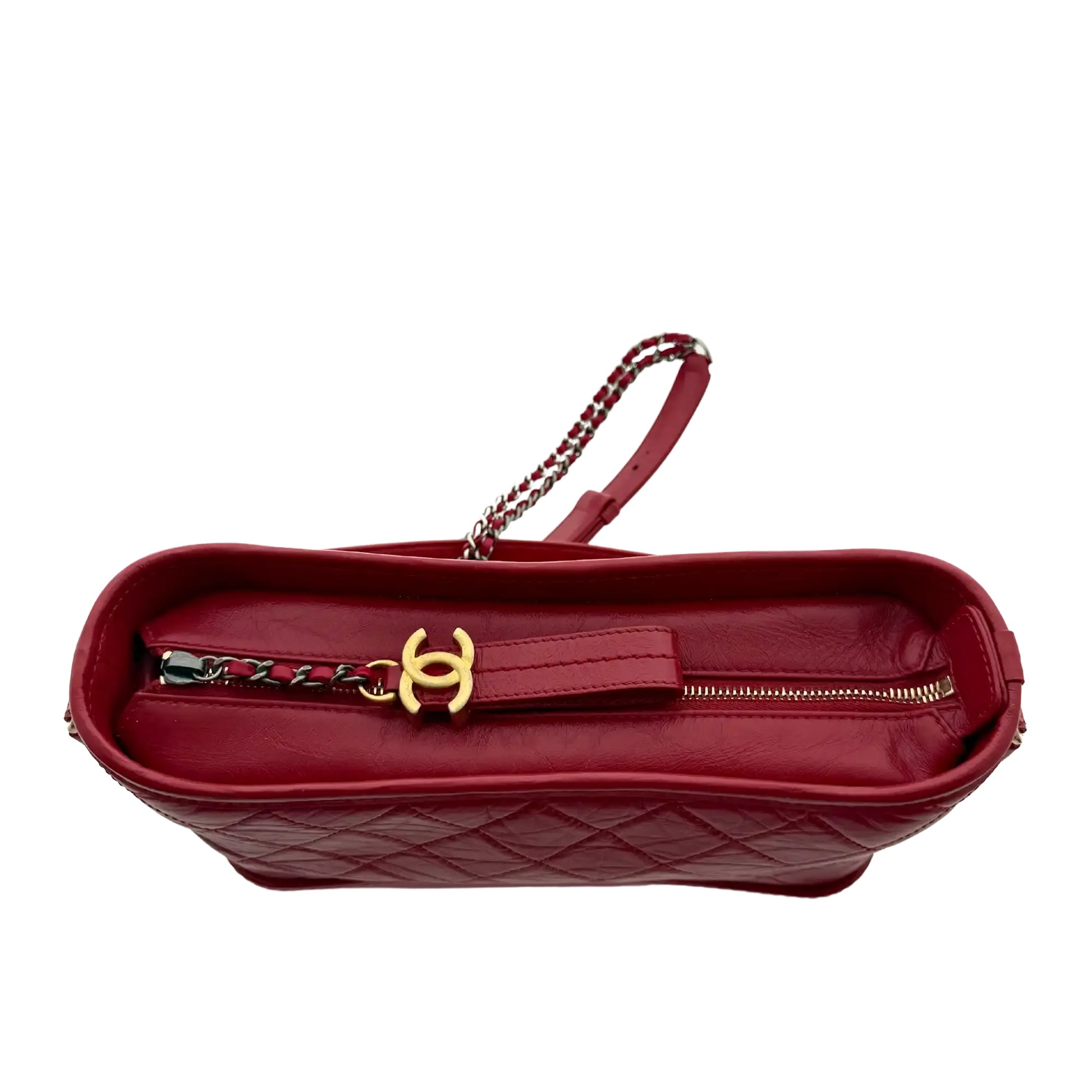 Chanel Gabrielle mittelgroß Hobo Bag rot 2020 Fullset / Sehr gut Chanel