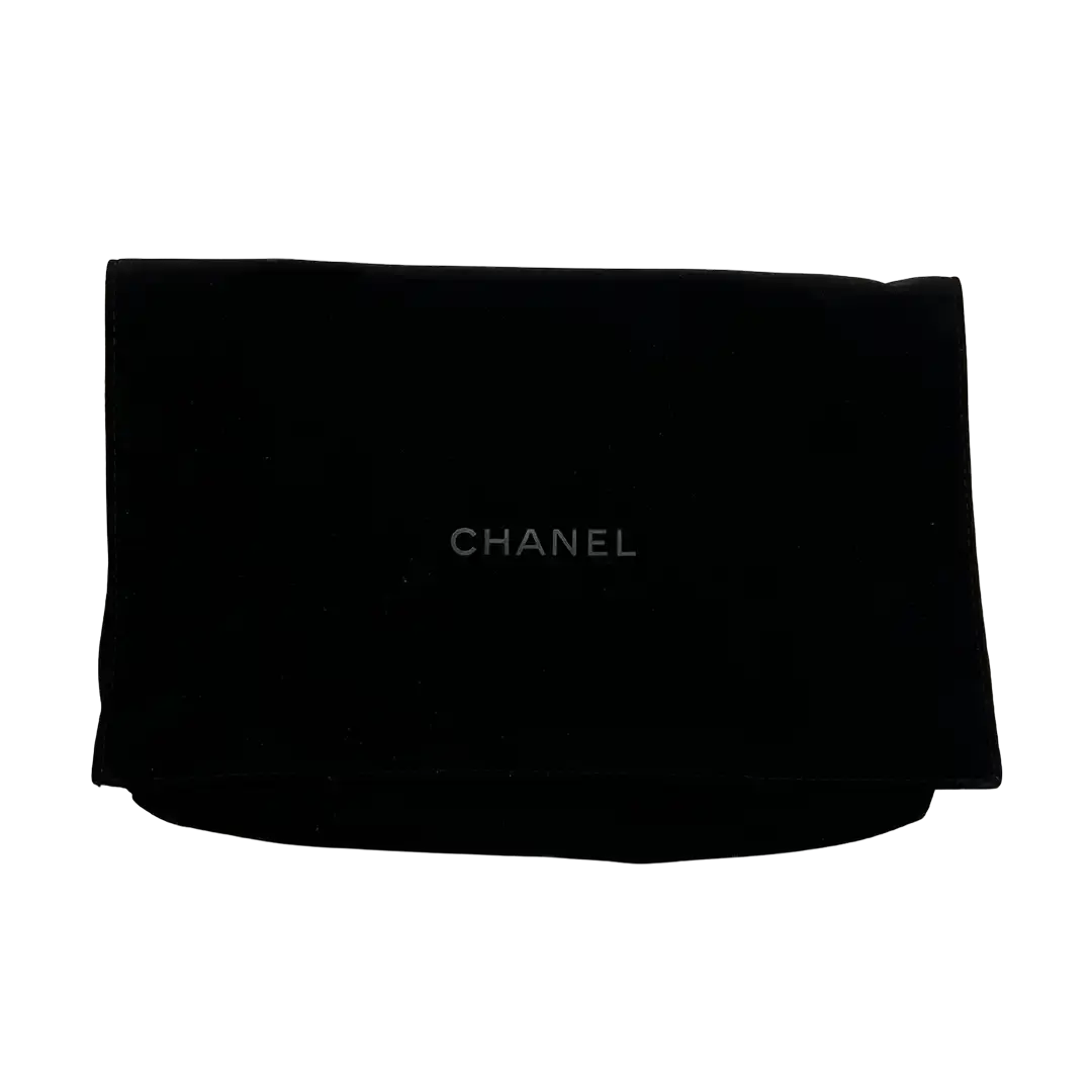 Chanel Geldbörse / Brieftasche Lammleder schwarz / ungetragen Chanel