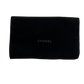 Chanel Kartenetui gestepptes Lammleder schwarz / ungetragen Chanel