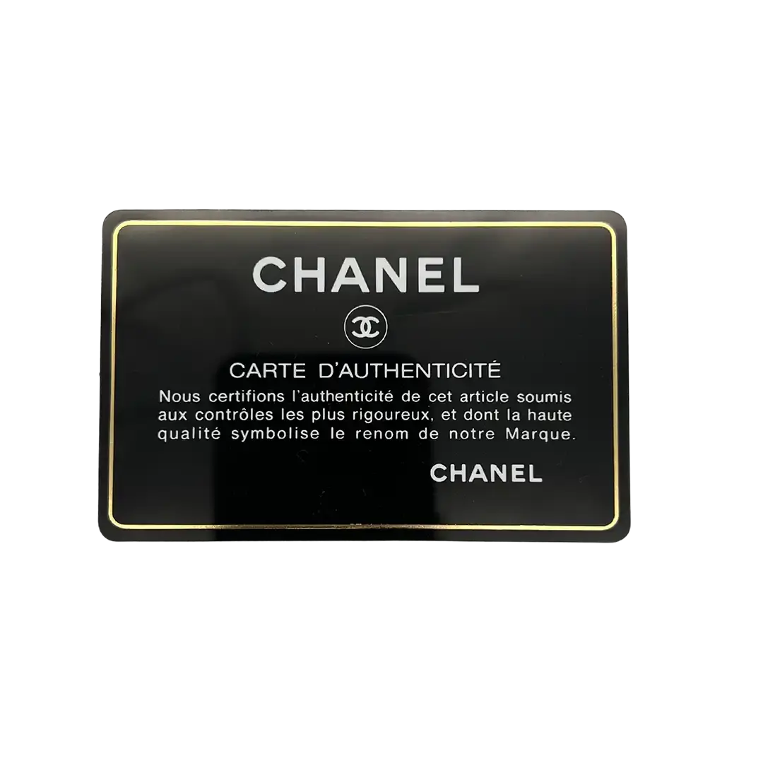 Chanel Kartenetui gestepptes Lammleder schwarz / ungetragen Chanel