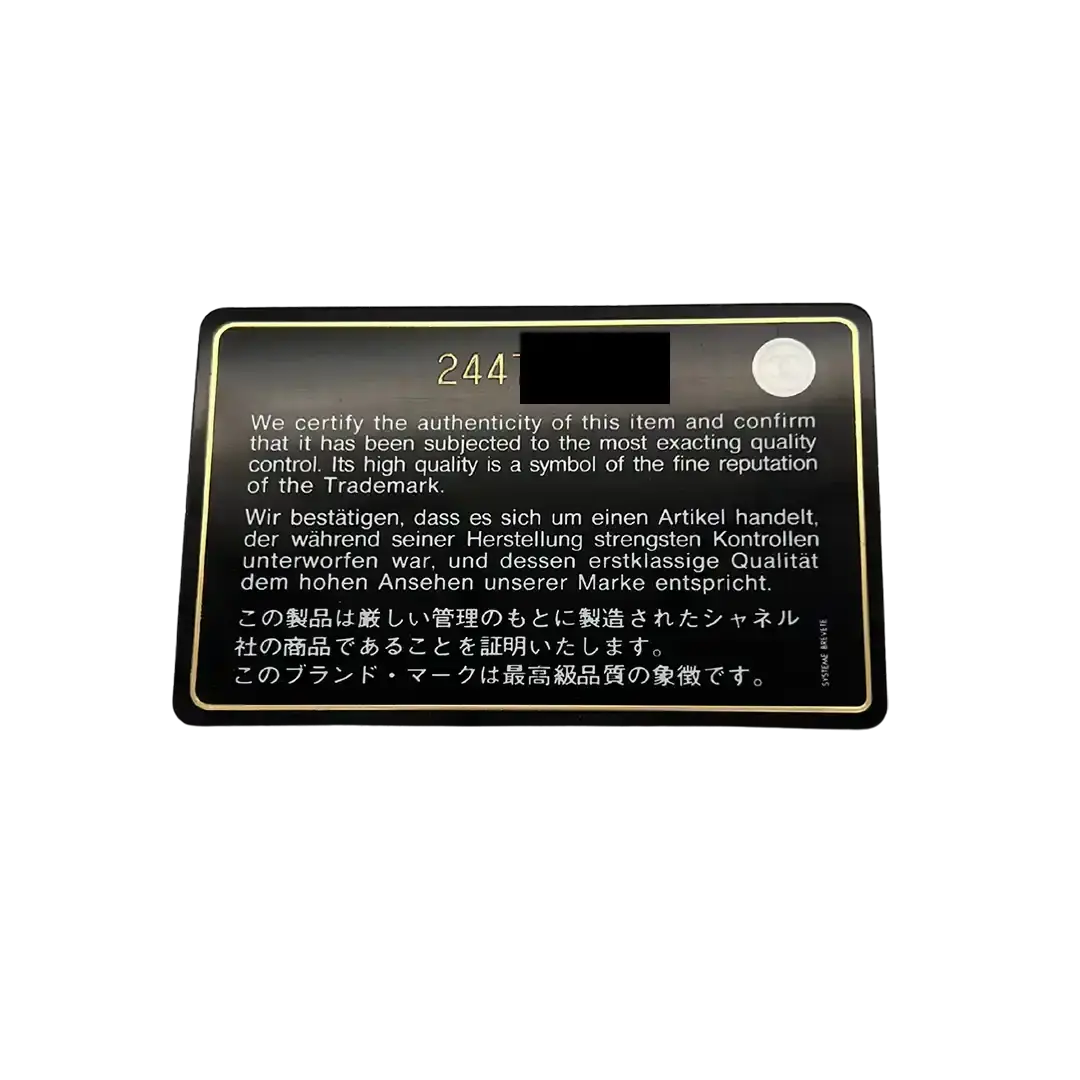 Chanel Kosmetiktasche CC Schnalle Leder / neu Chanel