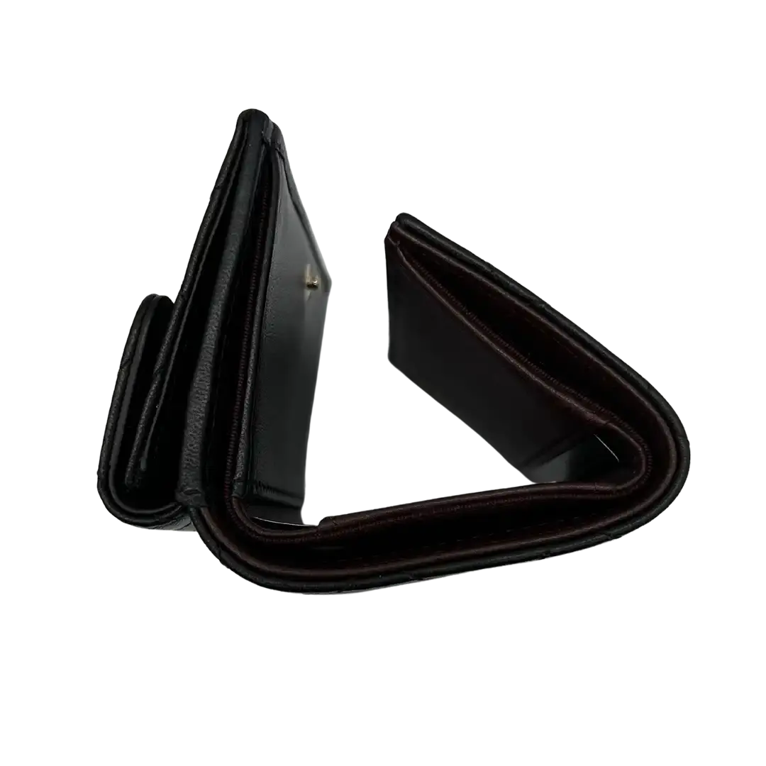 Chanel Timeless Portemonnaie aus Lammleder schwarz / ungetragen Chanel