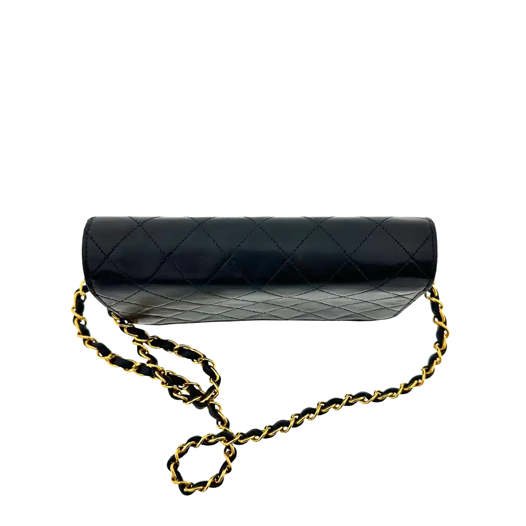 Chanel Timeless Wallet on Chain WOC Vintage Lammleder schwarz vergoldete Hardware/sehr gut Chanel