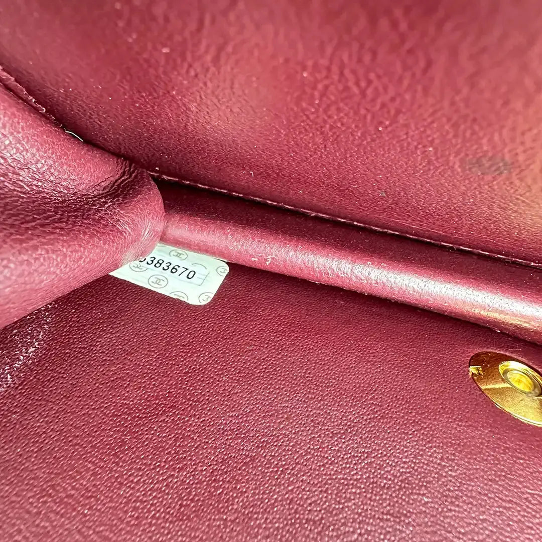 Chanel Timeless Wallet on Chain WOC Vintage Lammleder schwarz vergoldete Hardware/sehr gut Chanel