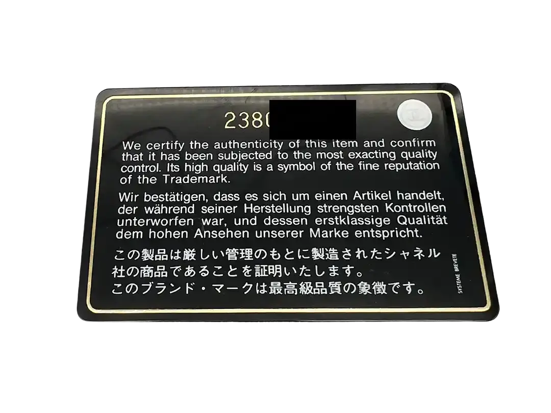 Chanel Vanity Case Bag CC Kaviar Leder schwarz weiß / sehr gut Chanel