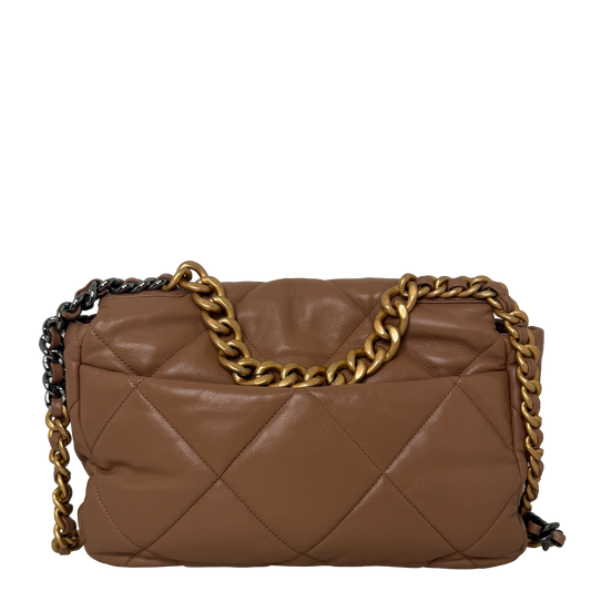 Chanel 19 Flap Bag Medium Lammleder braun Chanel
