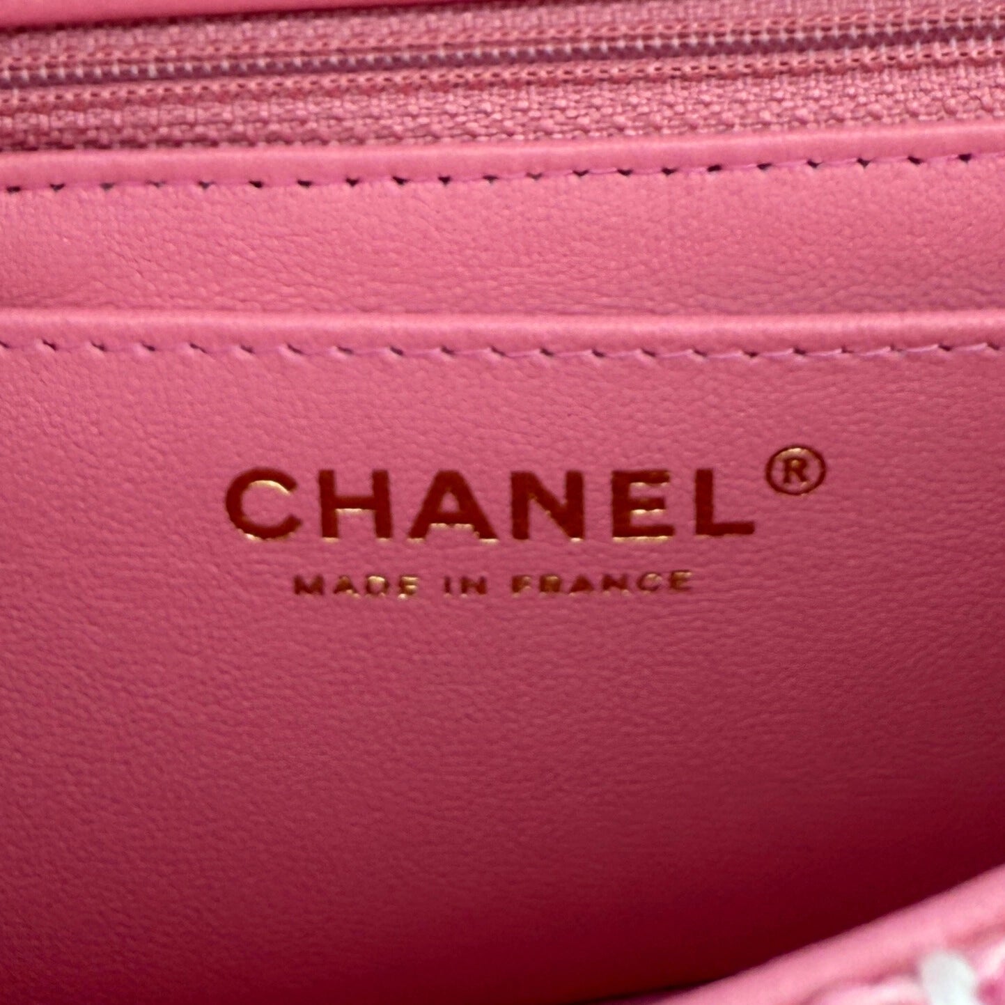 Chanel Bouclé Single Flap Bag Pink / neuwertig Chanel