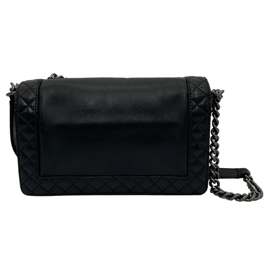 Chanel Boy Multi Chain Medium Tasche schwarz / sehr gut Chanel