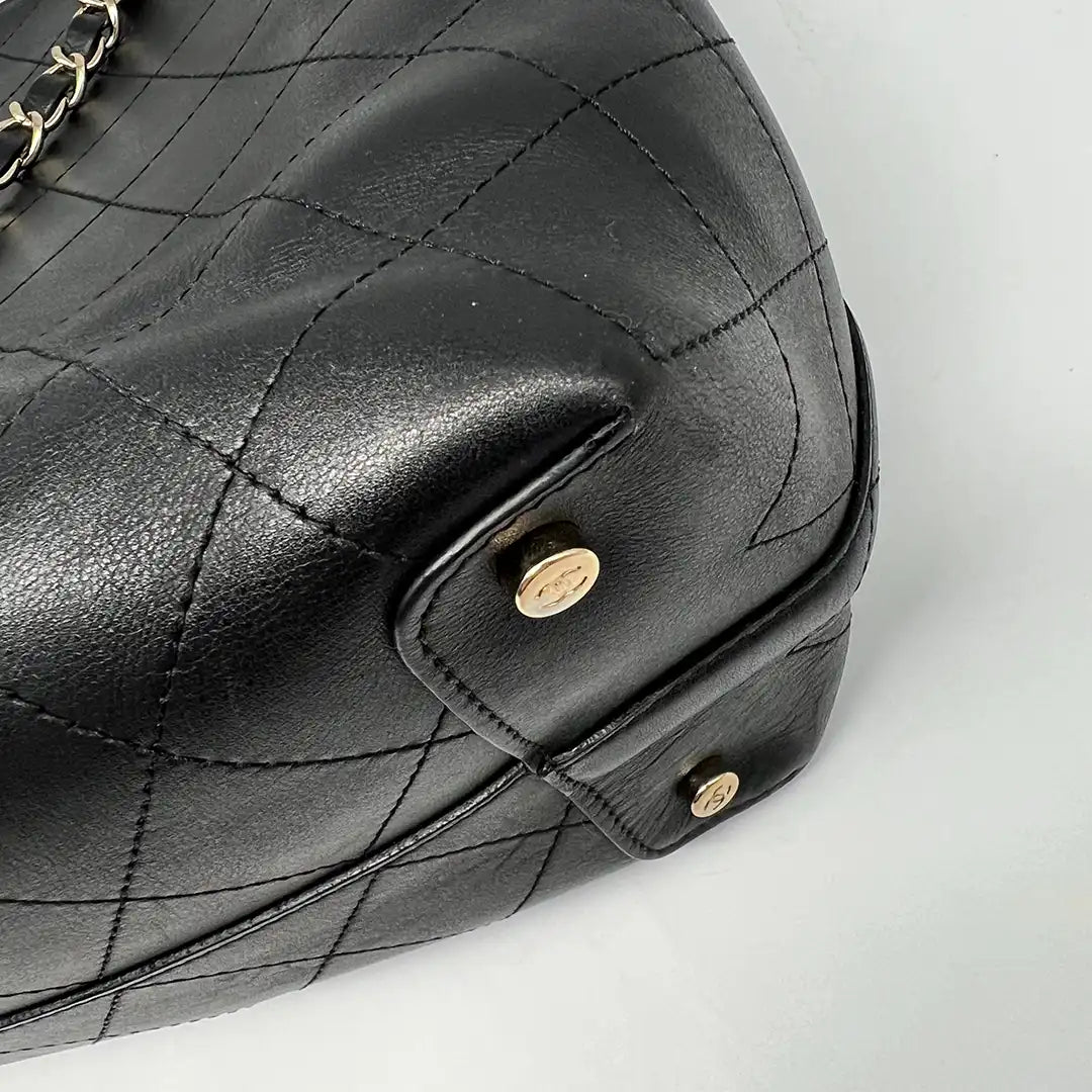 Chanel Deauville Leder Shopping Tasche Fullset / sehr gut Chanel