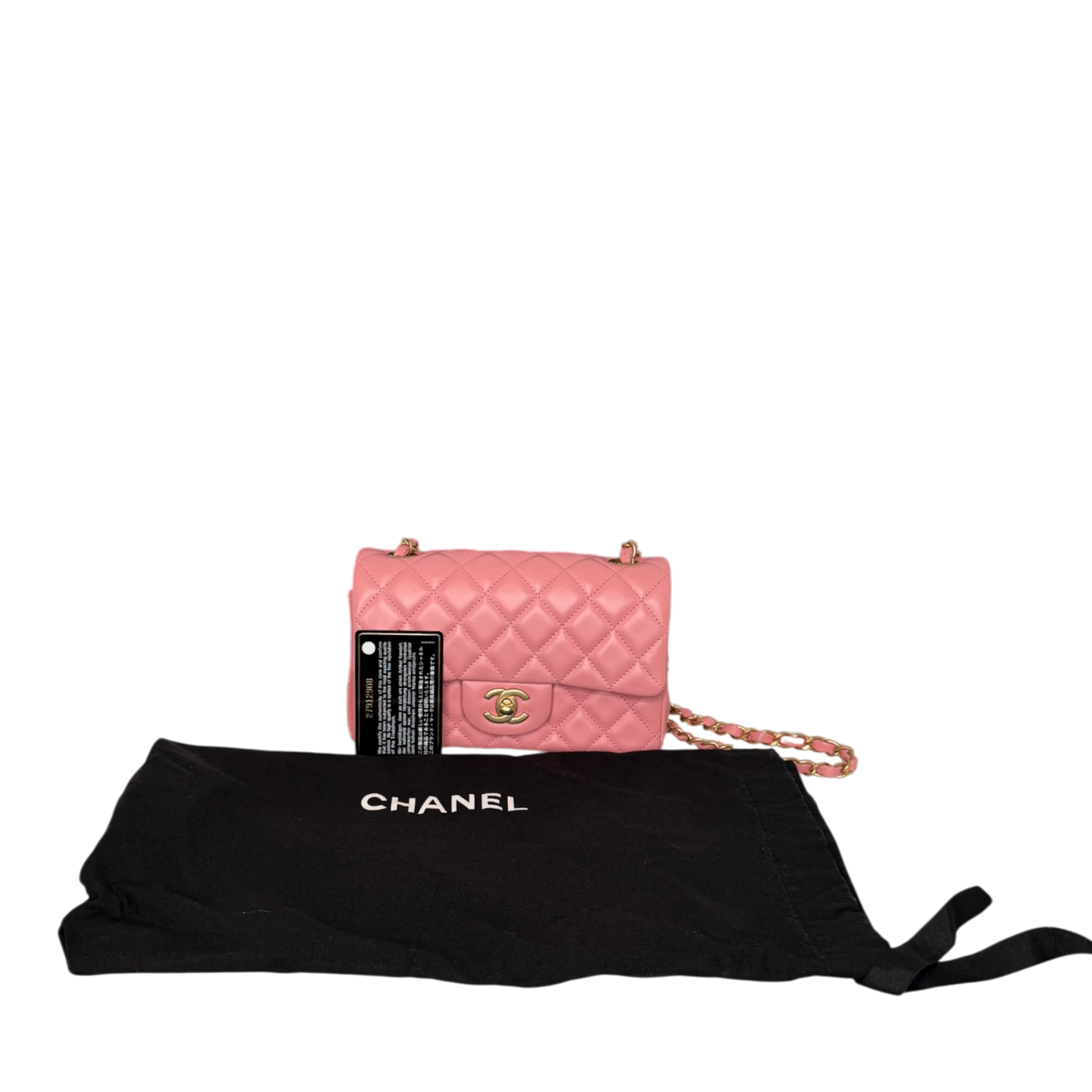 Chanel Timeless Rectangular Mini Flap Bag Pink 2019 Chanel
