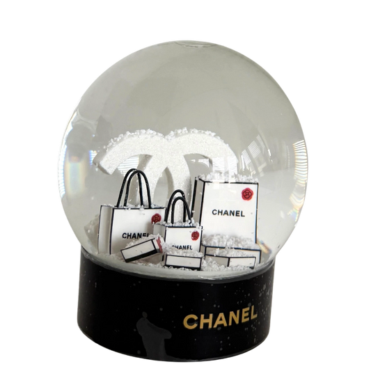 Chanel Schneekugel 2019 Schwarz / neuwertig Chanel