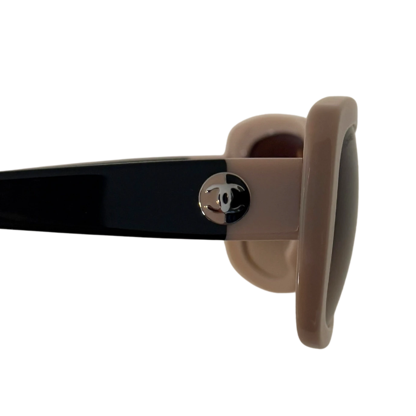 Chanel Acetate Square Frame Sonnenbrille 5322 Beige / neuwertig Chanel