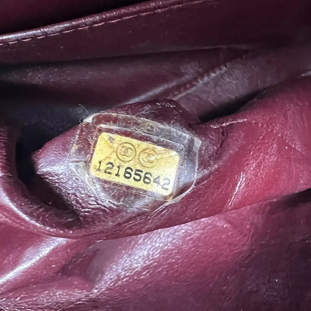 Chanel Classic Timeless Medium Flap Bag Lammleder schwarz / gut Chanel