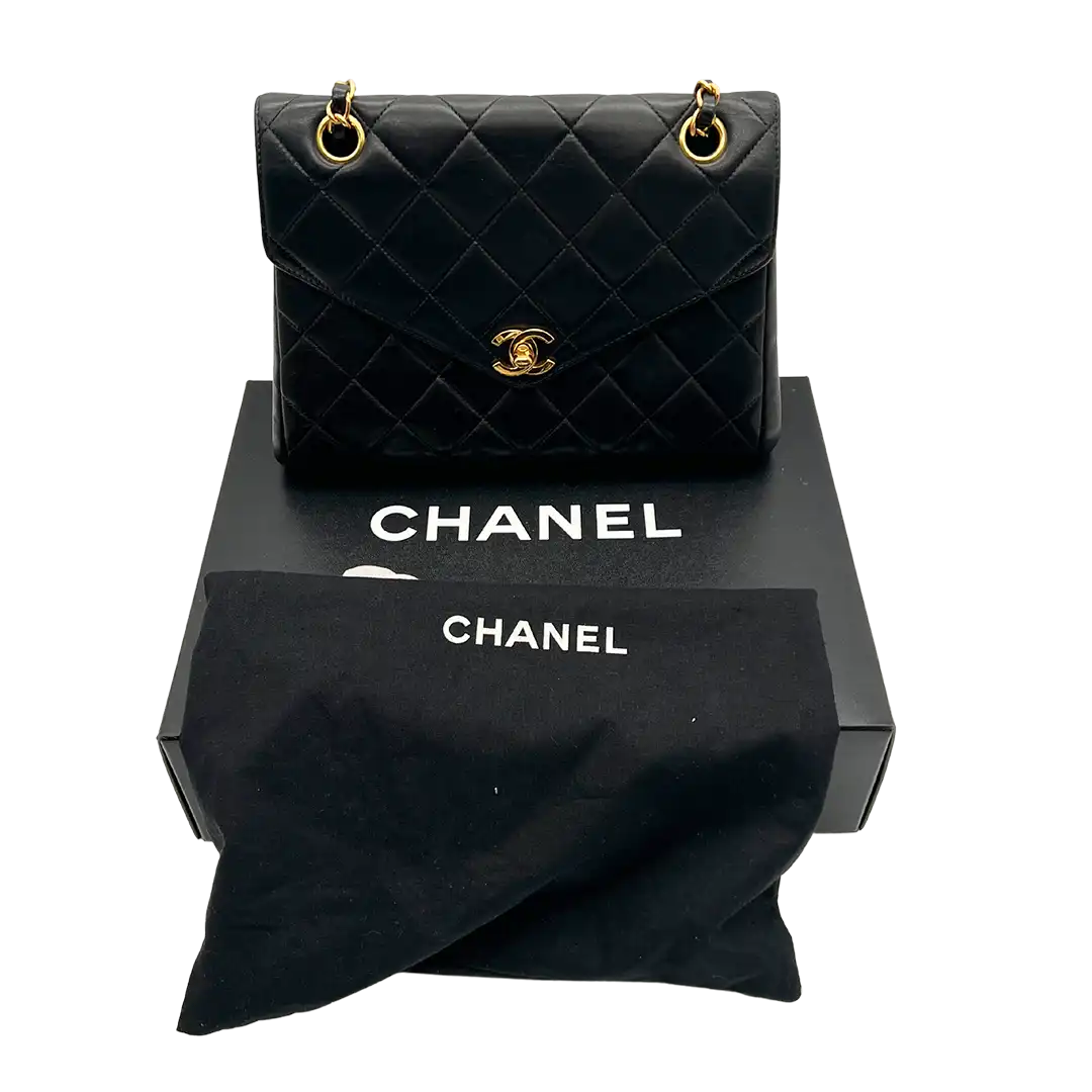 Chanel Vintage Timeless Schultertasche Leder / guter Zustand Chanel