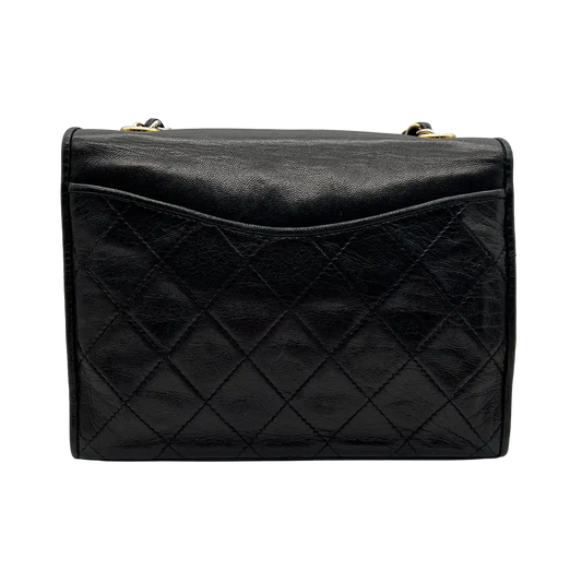 Chanel Vintage Schultertasche schwarz / gut Chanel