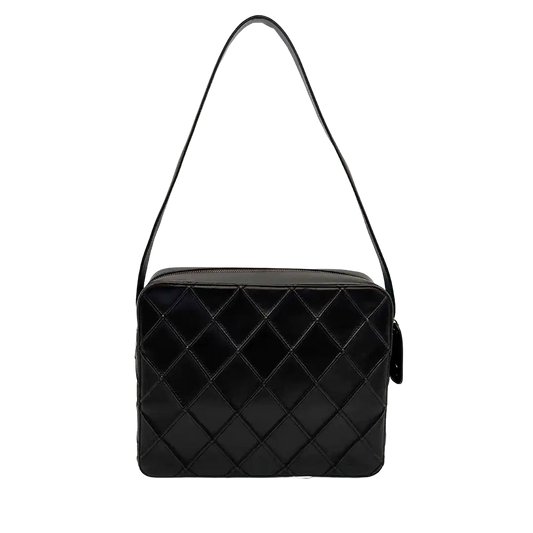 Chanel Vintage Schultertasche dunkelbraun / sehr gut Chanel