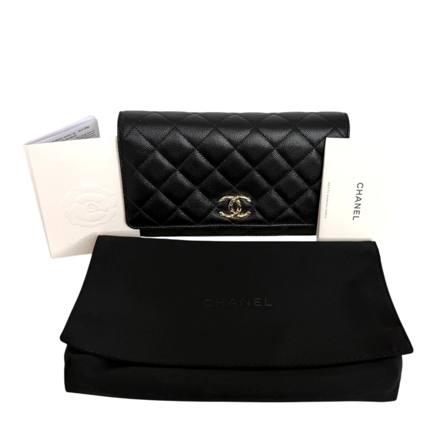 Chanel Wallet on Chain Kaviarleder schwarz GHW 2024 limited Edition Chanel