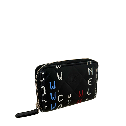 Chanel CC Lammleder Geldbörse Multicolor / sehr gut Louis Vuitton