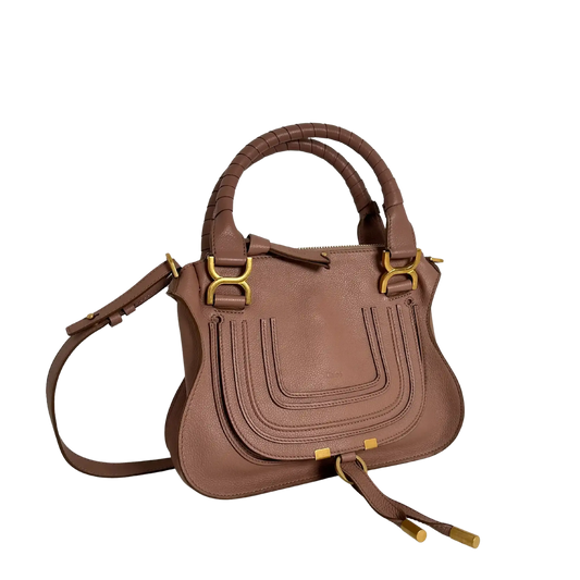 Chloé Marcie Small Handtasche Woodrose Leder / neuwertig Chloé