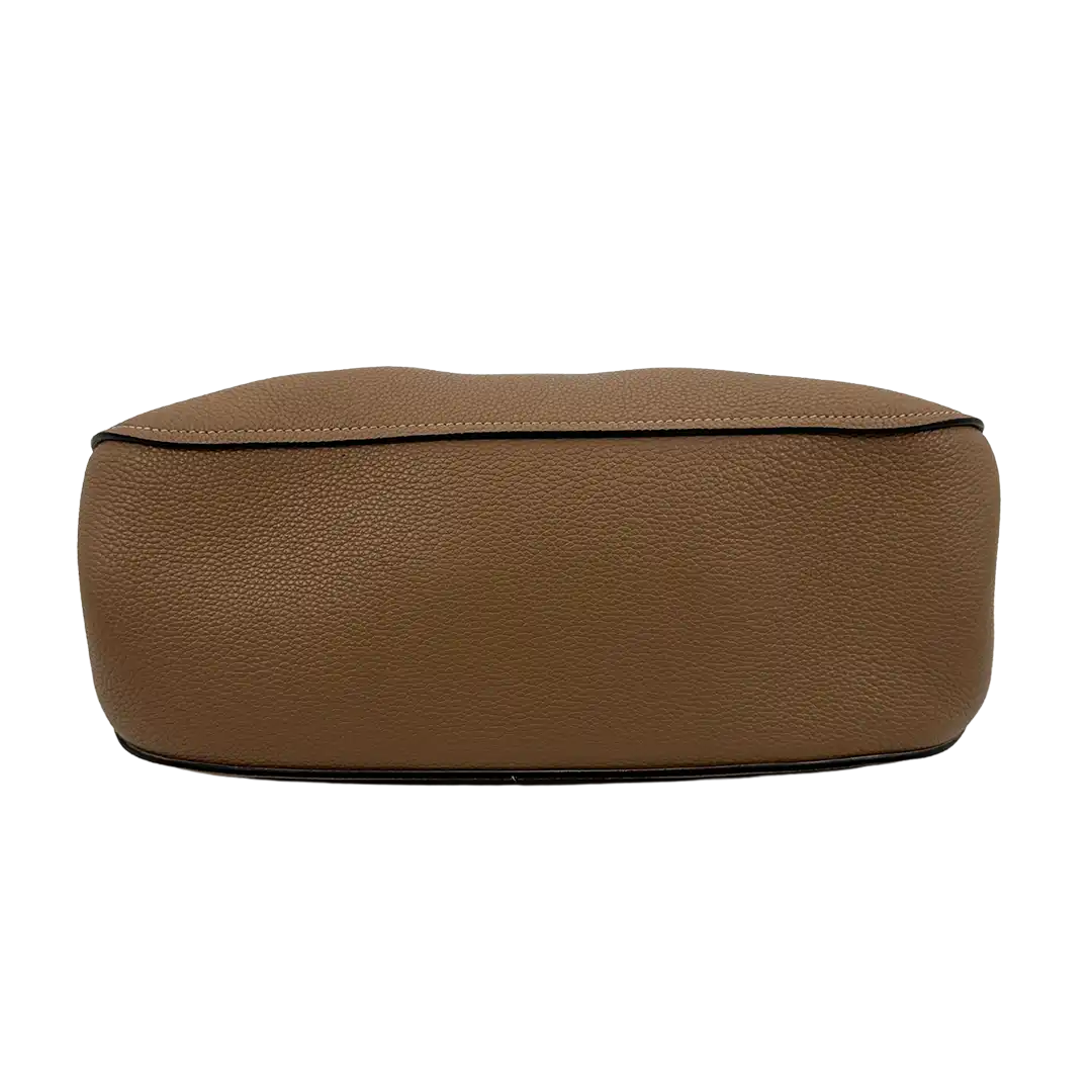 Chloé Darryl Clutch Pouch Zementbraun Leder / neuwertig Chloé