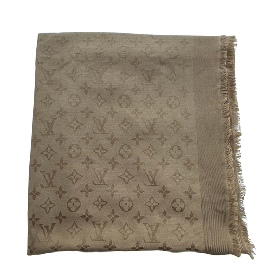 Louis Vuitton Monogram Classic Tuch Karamell Fullset / sehr gut Louis Vuitton