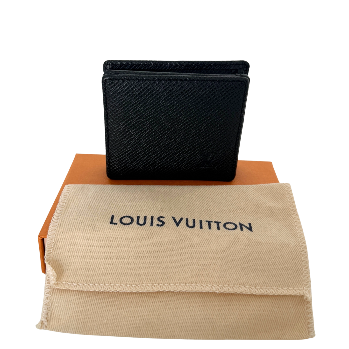 Louis Vuitton Coin Geldbörse Schwarz / sehr gut Louis Vuitton