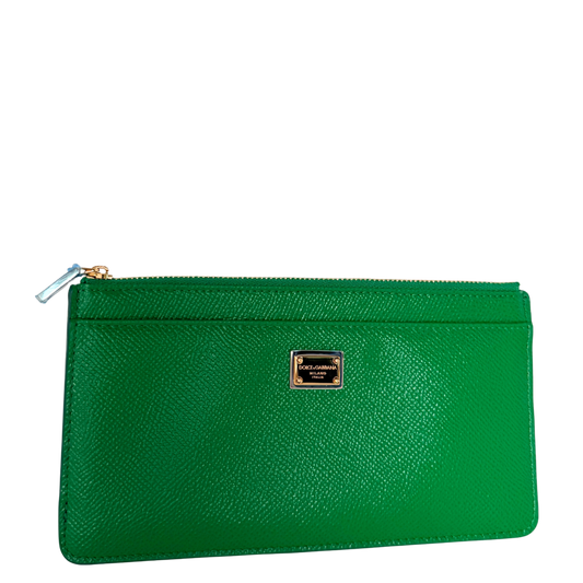 Dolce & Gabbana Geldbörse Grün / neuwertig Dolce & Gabbana