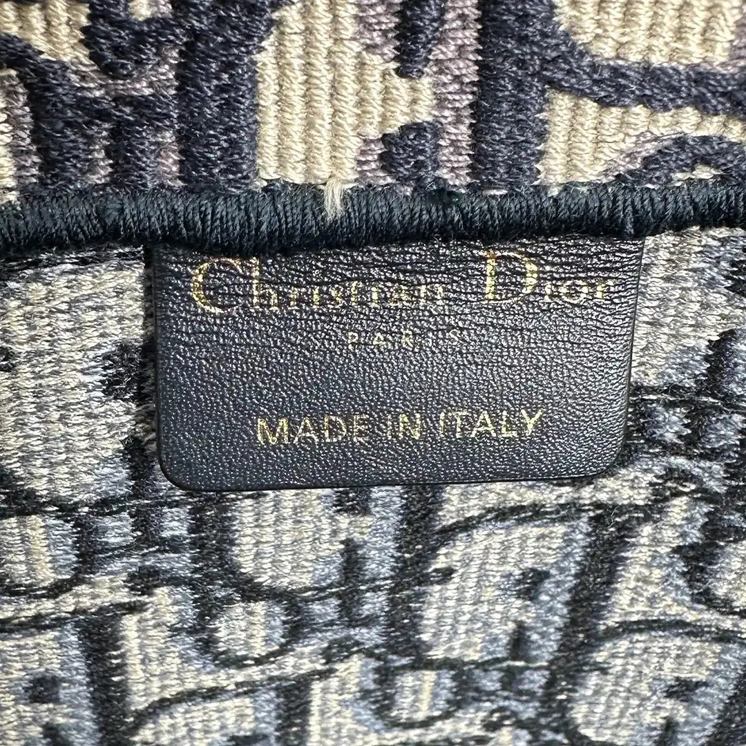 Dior Book Tote Oblique Large blau / sehr gut Dior