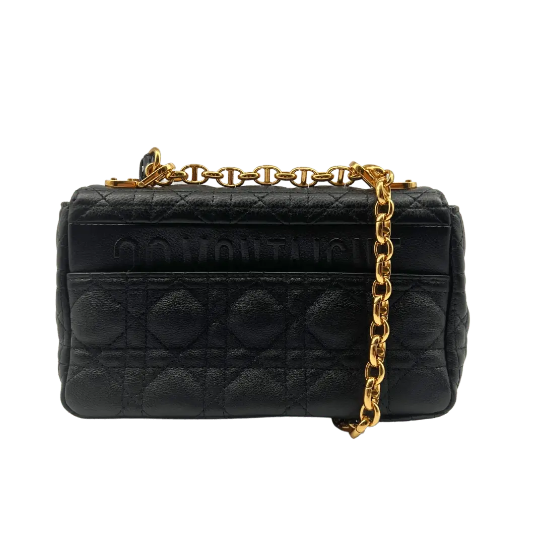 Dior kleine Caro Tasche Small  gestepptes Leder schwarz Echtheitscheck.de