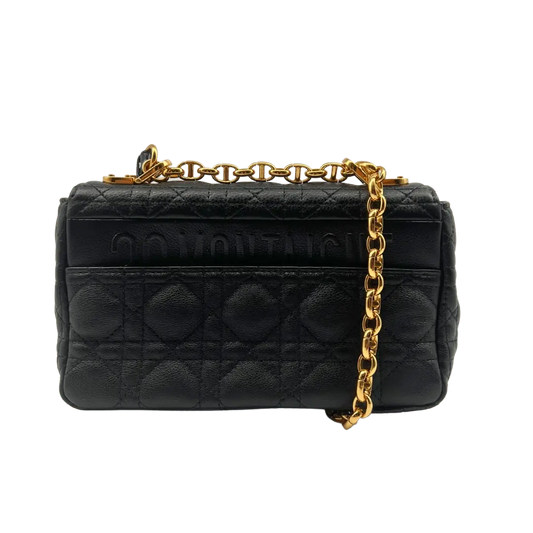 Dior kleine Caro Tasche Small gestepptes Leder schwarz Echtheitscheck.de