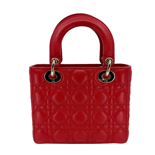 Dior kleine Lady Dior my ABCDior Tasche rot / neuwertig Dior