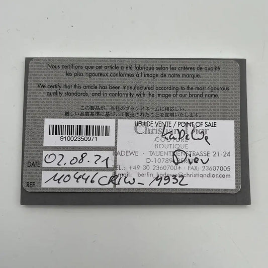 Christian Dior Saddle Bag Oblique Jacquard Medium Fullset / sehr gut Dior