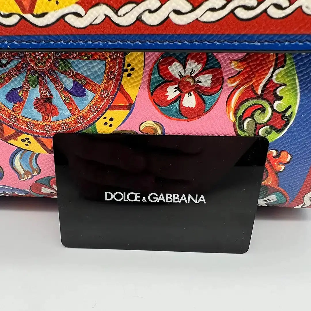 Dolce & Gabbana Dauphine Print Medium Miss Sicily Satchel Multicolor Dolce & Gabbana