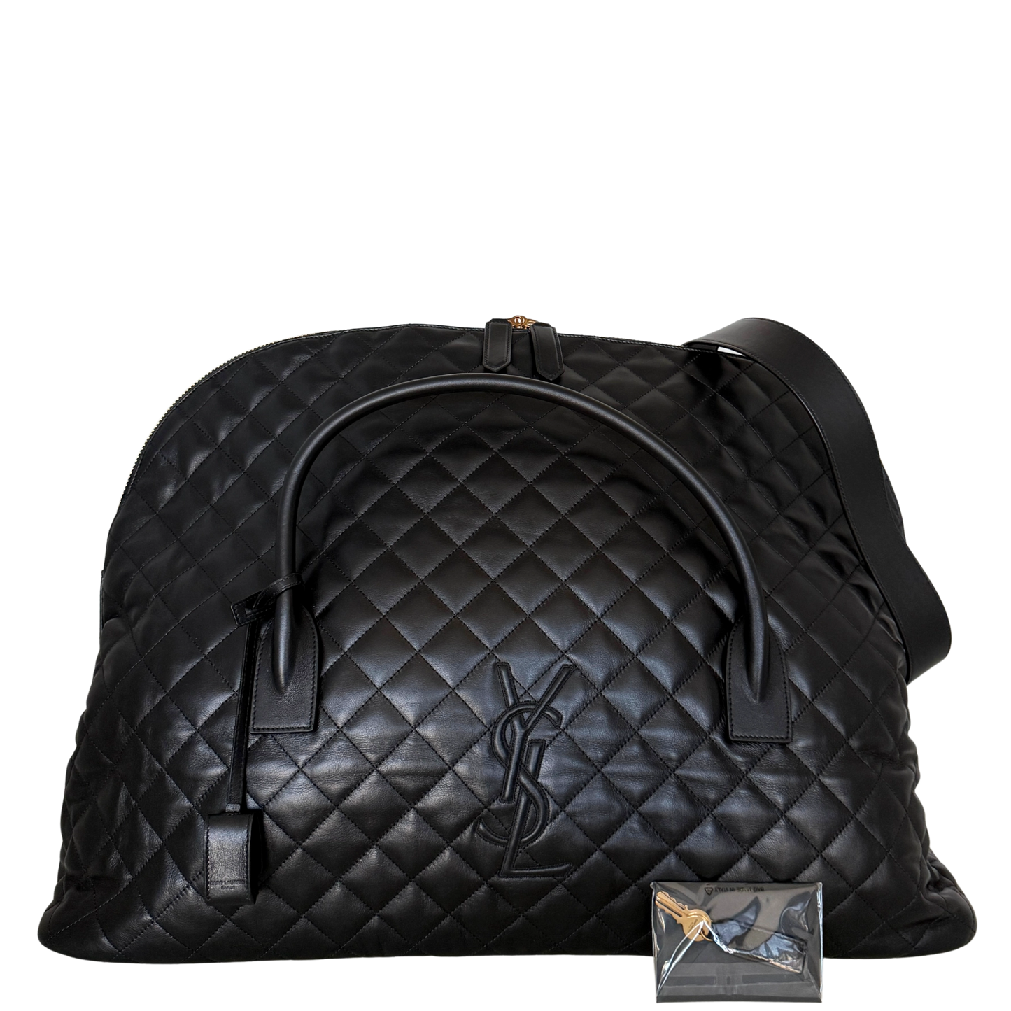 Saint Laurent ES Giant Quilted Duffle Bag Reisetasche Schwarz / neuwertig Saint Laurent