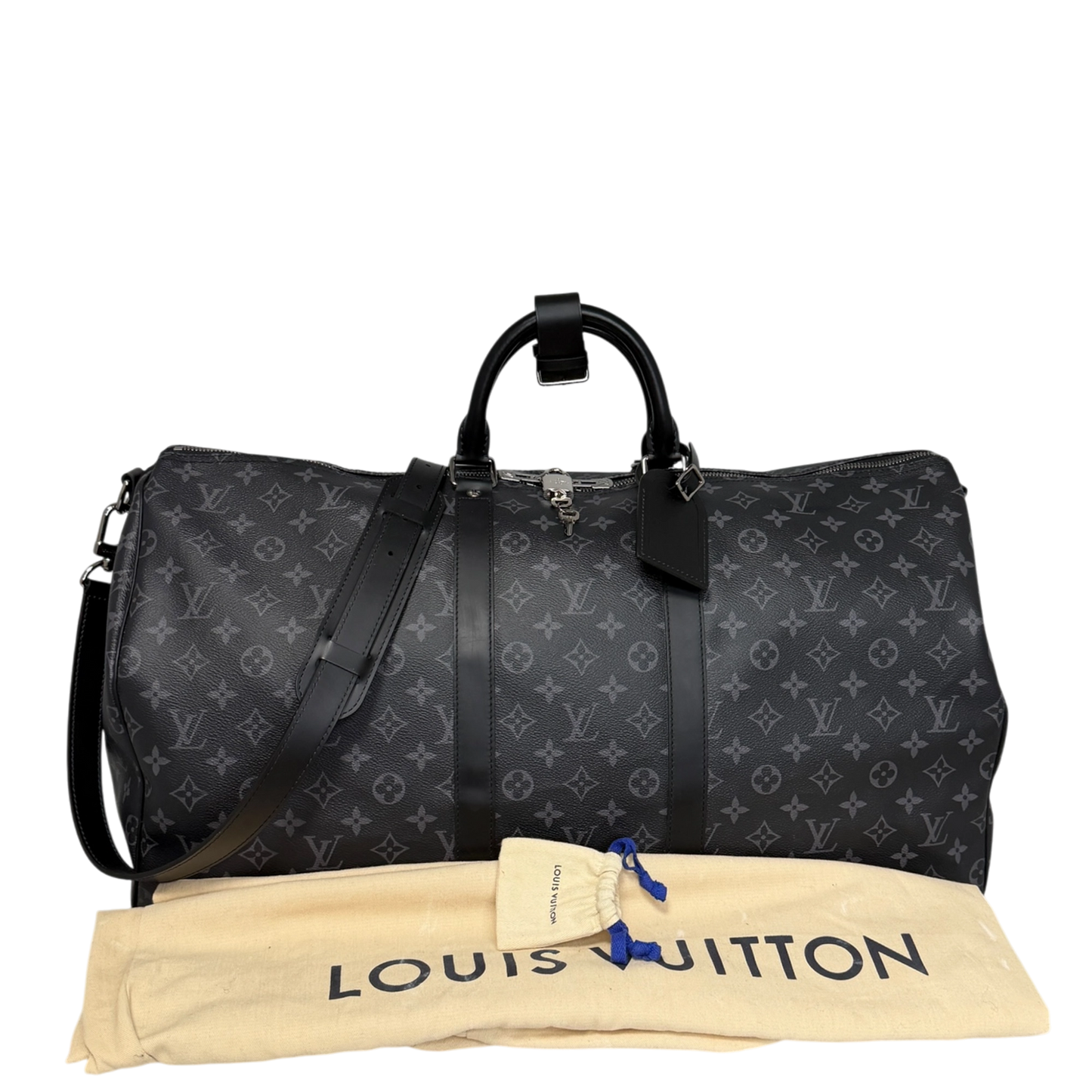 Louis Vuitton Keepall 55 Monogram Eclipse M40605 / sehr gut Louis Vuitton