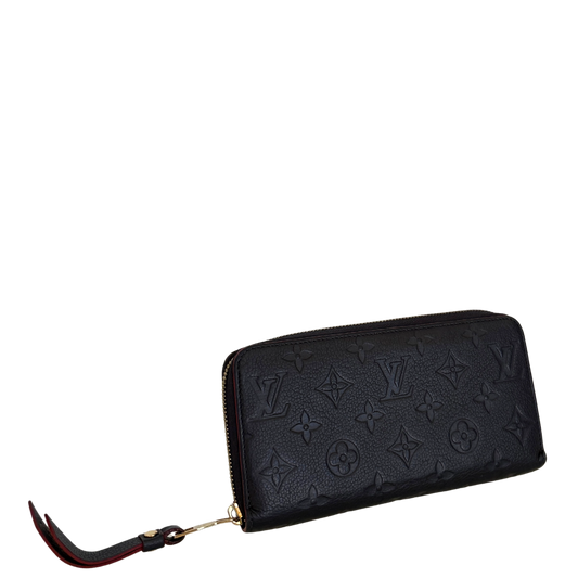 Louis Vuitton Zippy Geldbörse  Empreinte Marineblau Fullset / sehr gut Louis Vuitton