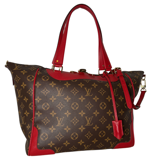 Louis Vuitton Monogram Estrela MM M51193 Braun Rot / gut Louis Vuitton