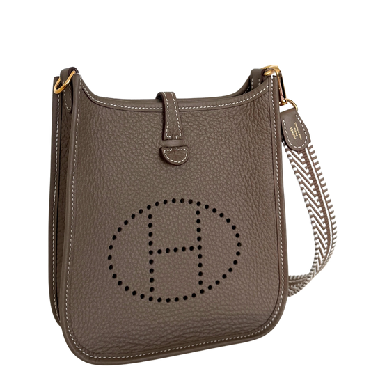 Hermès Evelyne 16 Amazone Taurillon Clemence Etoupe Fullset / neuwertig Hermès