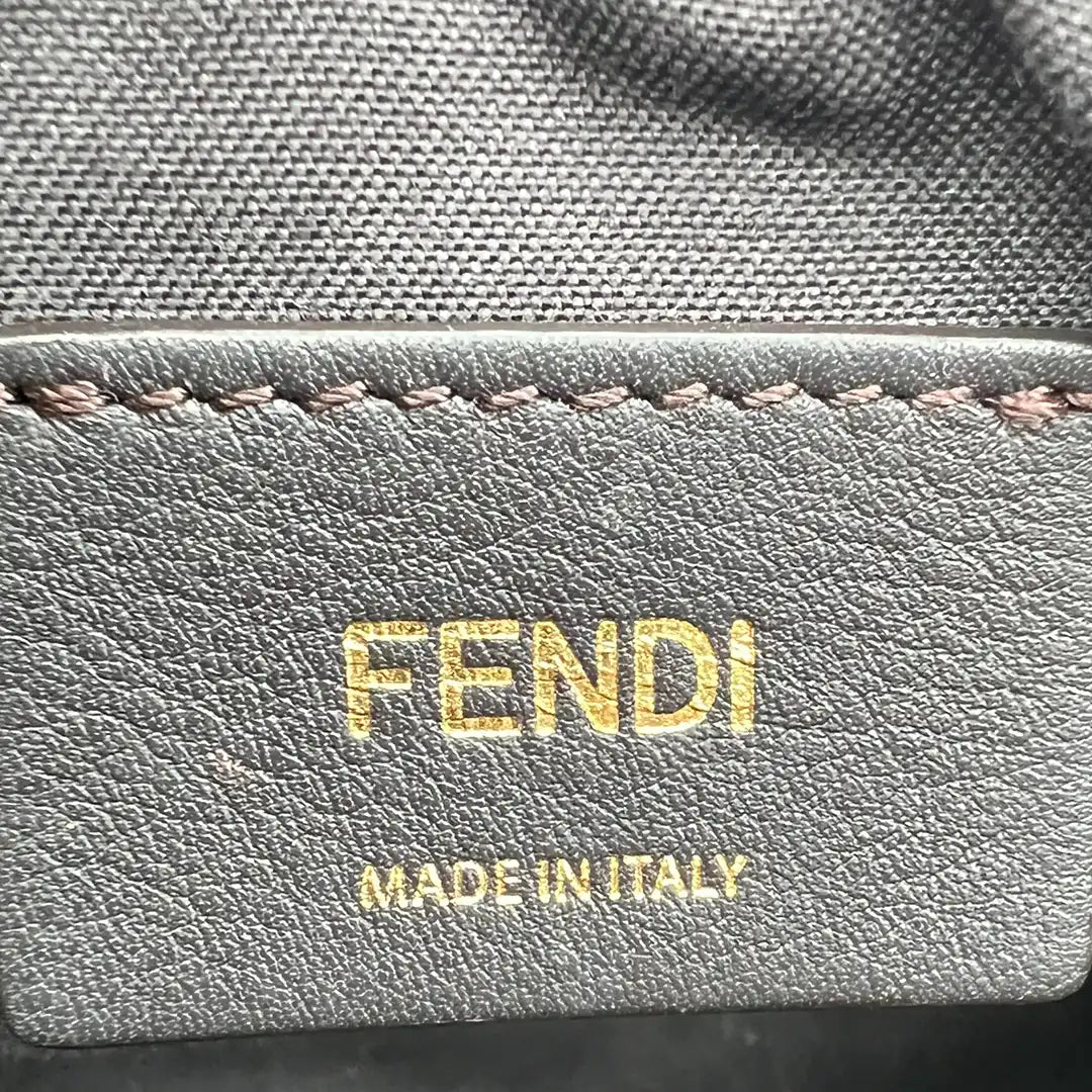 Fendi Fendigraphy Mini Mini Bag FF-Jacquardstoff in braun / sehr gut Fendi