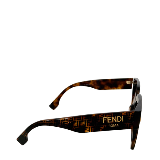 Fendi Sonnenbrille ROMA FE40101I Braun / neuwertig Fendi