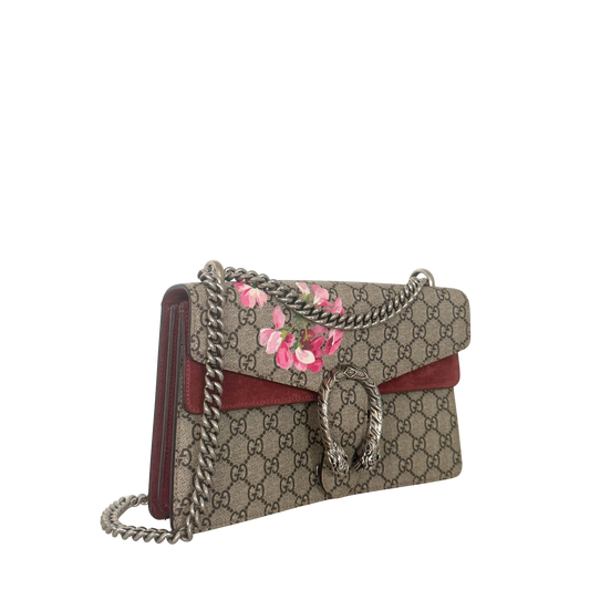 Gucci Dionysus Blooms GG Supreme Canvas Small / sehr gut Gucci