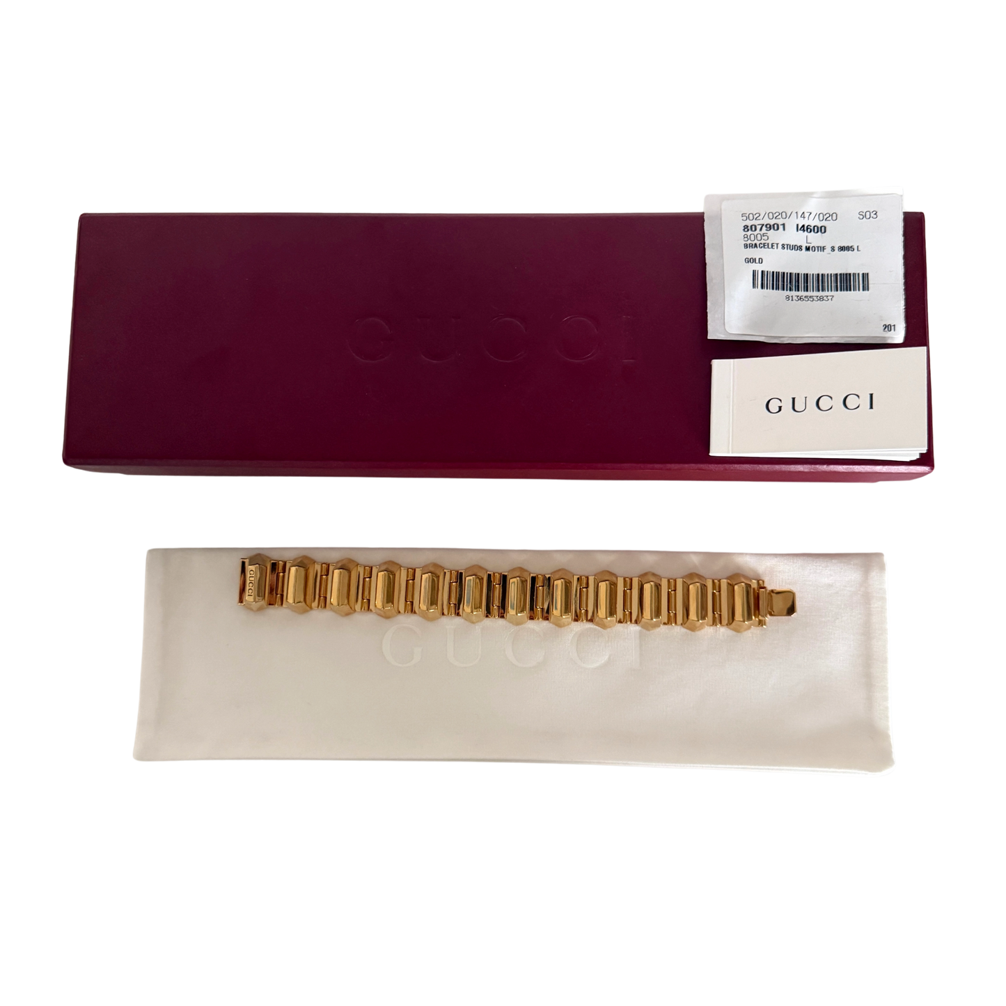 Gucci Chain Bracelet Gold / neuwertig Gucci