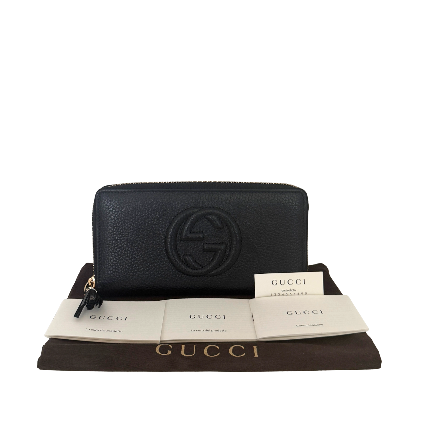 Gucci Soho Geldbörse Schwarz / neuwertig Gucci