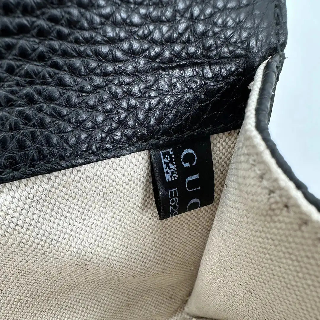 Gucci Clutch schwarz Schlangenleder / sehr gut Gucci