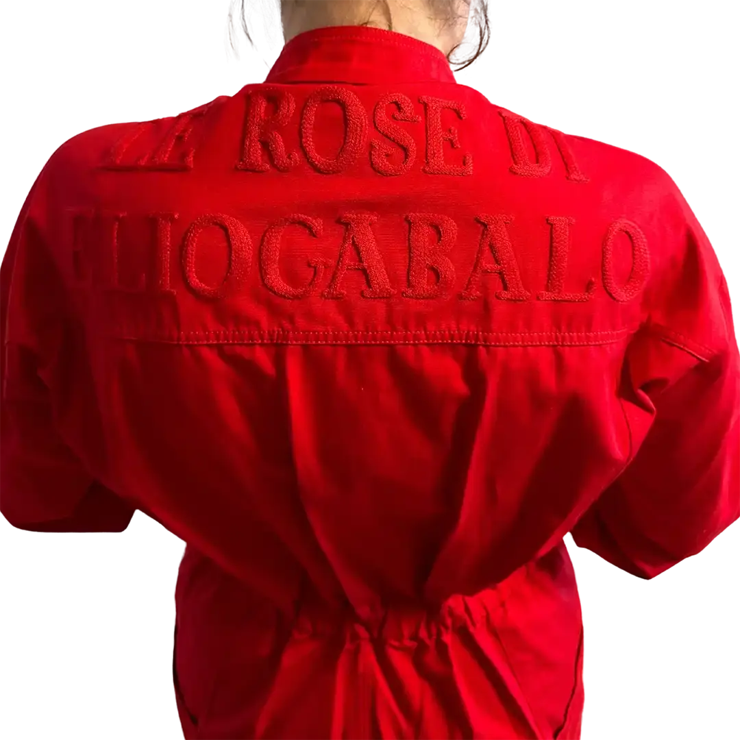 Gucci Jumpsuit rot Größe S ungetragen mit Etikett Gucci